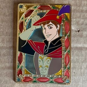 Pink a la Mode Prince Phillip Sleeping Beauty Stained Glass Pin Disney